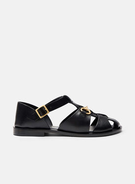 Helene Black Scarosso: Black - Calf HELENESAND