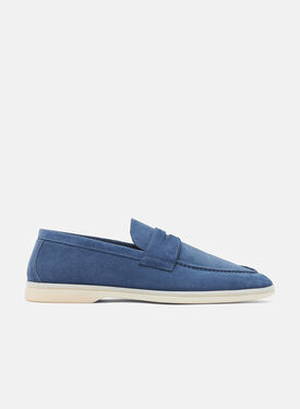 Luciano Steel Suede Scarosso: Steel - Suede LUCIANOLOAF