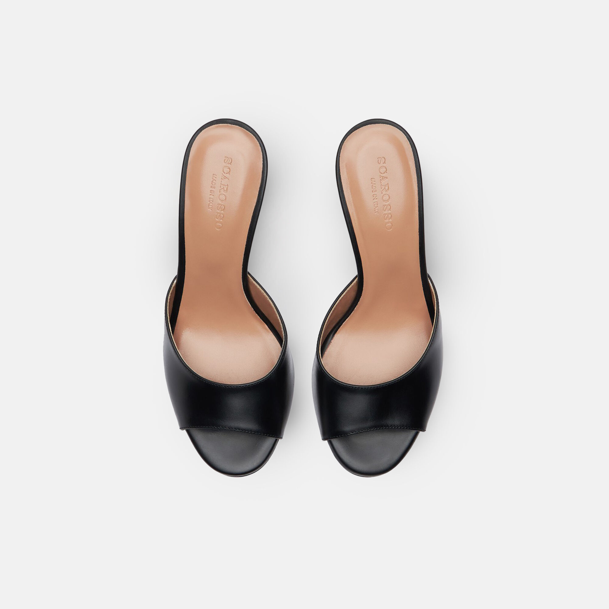 Lohan Black Scarosso: Black - Calf LOHANMULE