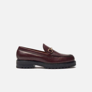 Carlotta Burgundy Scarosso: Burgundy - Calf CARLOTTALOAF