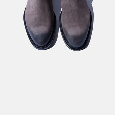 Hunter Grey Scarosso: Taupe Suede Hunter Grey Scarosso: Taupe Suede HUNTERCHEL