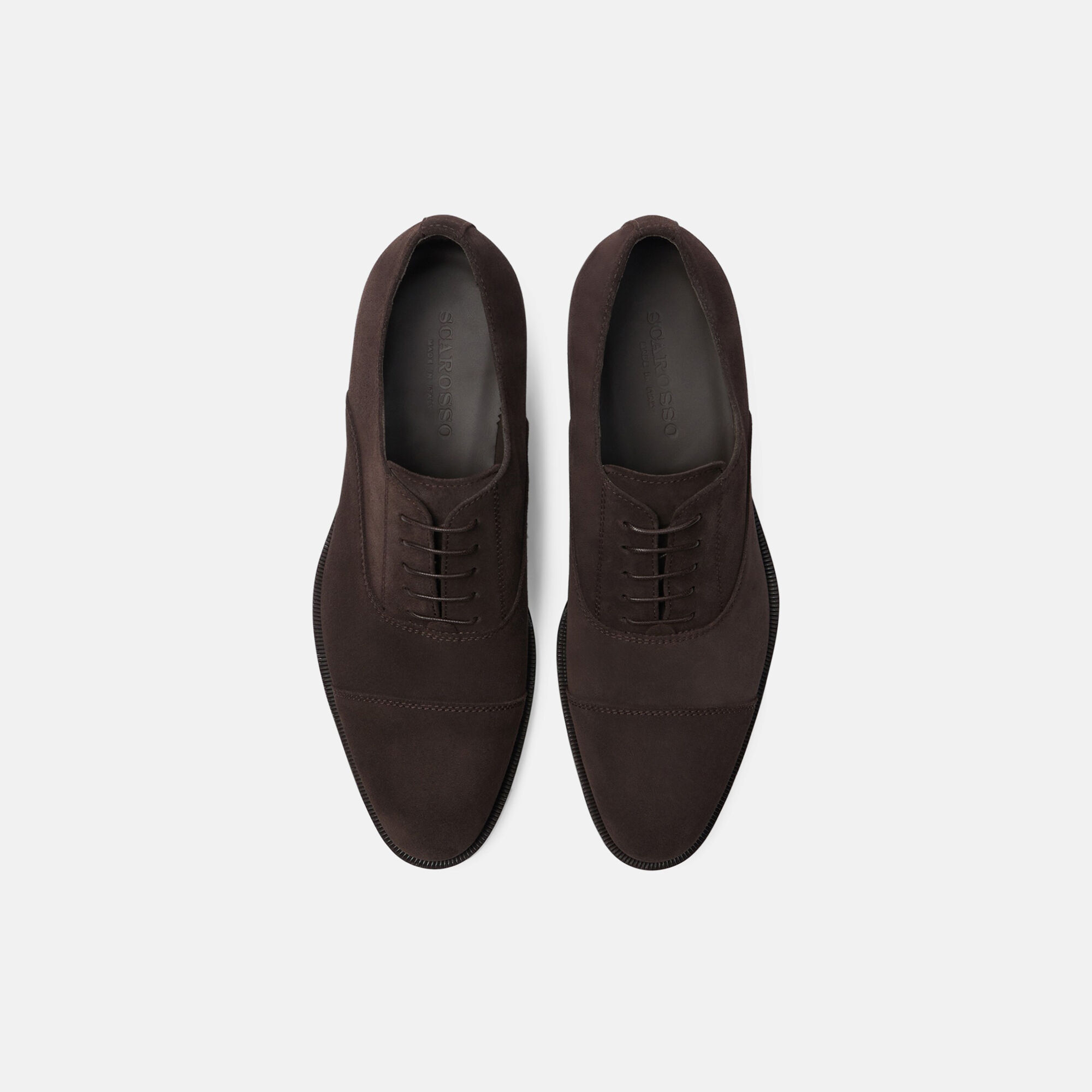 Bacco Scarosso: Dark Brown Suede Bacco Scarosso: Dark Brown Suede BACCOOXFO