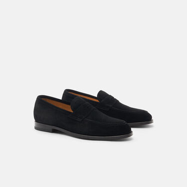 Stefano Black Suede Scarosso: Black - Suede STEFANOLOAF