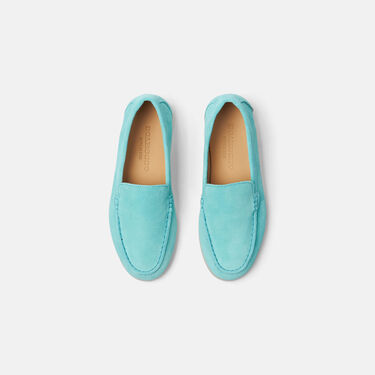 Ludovica Girl Turquoise Suede Scarosso: Turquoise - Suede LUDOVICAKLOAF