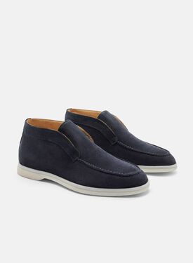 Leonardo Blue Suede Scarosso: Blue - Suede LEONARDOANKL