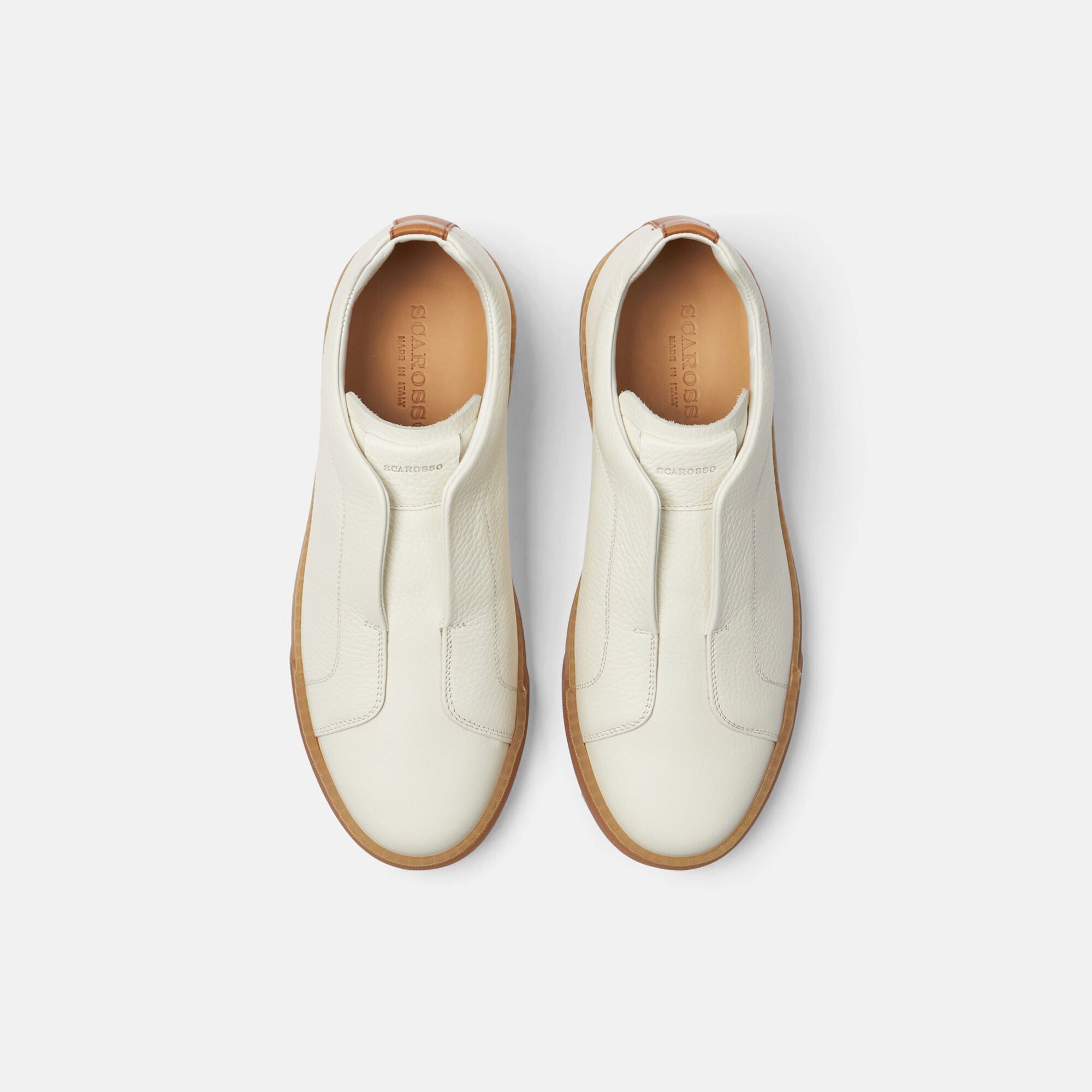 Luca White Grain Scarosso: White - Calf LUCASNEA