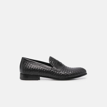 Delfina Black Scarosso: Black - Calf DELFINALOAF