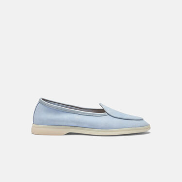 Livia Light Blue Suede Scarosso: Light Blue - Suede LIVIALOAF
